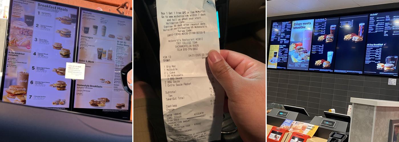 McDonald's Menu