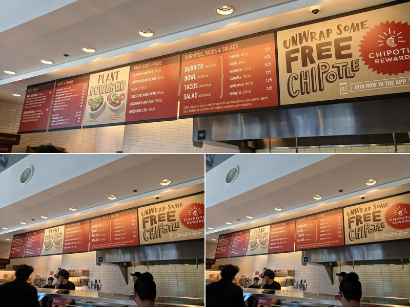 Chipotle Mexican Grill Menu