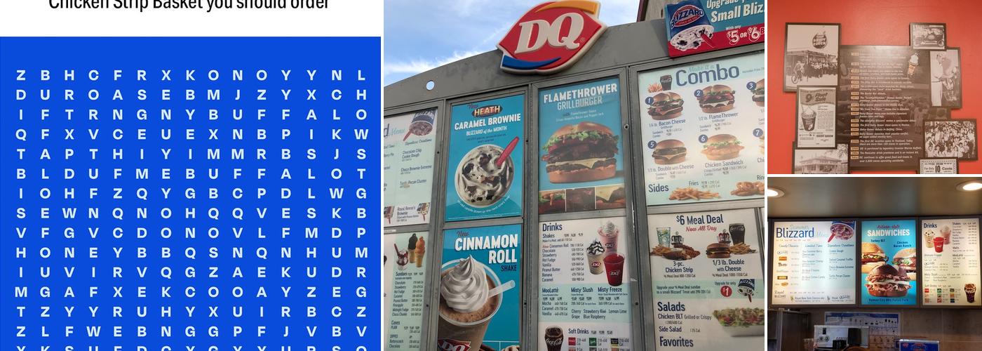 Dairy Queen Menu