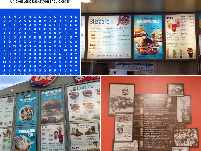 Dairy Queen Menu