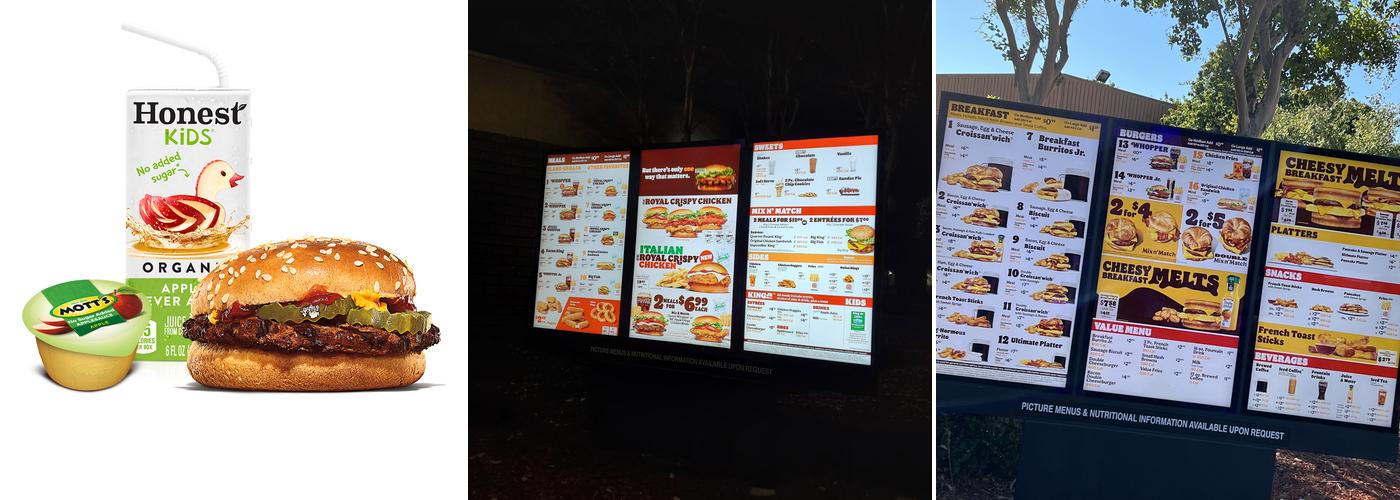 Burger King Menu