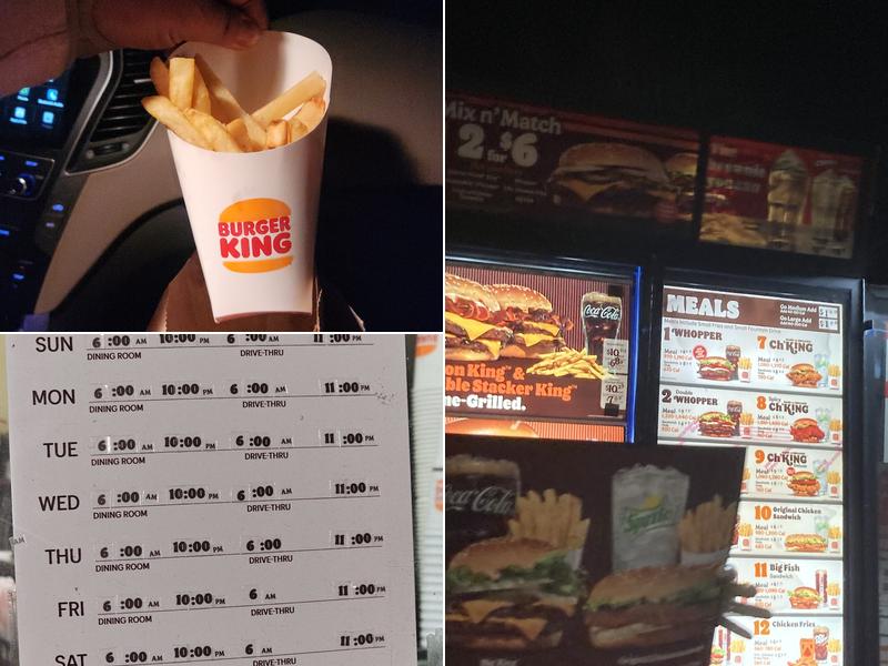 Burger King Menu