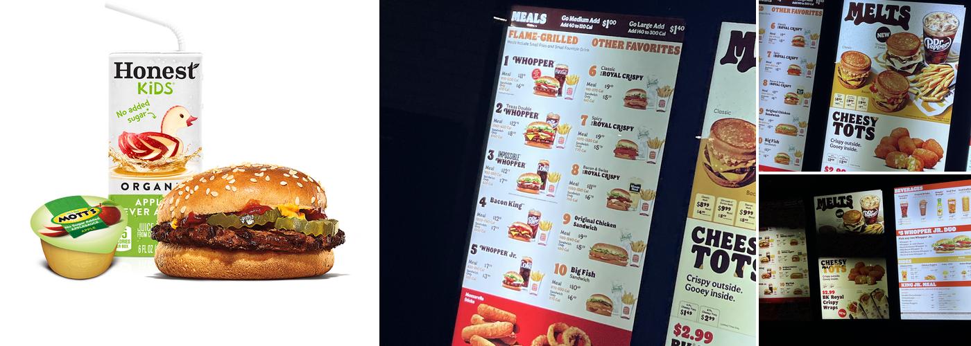 Burger King Menu