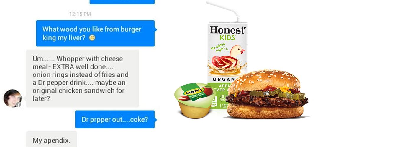 Burger King Menu
