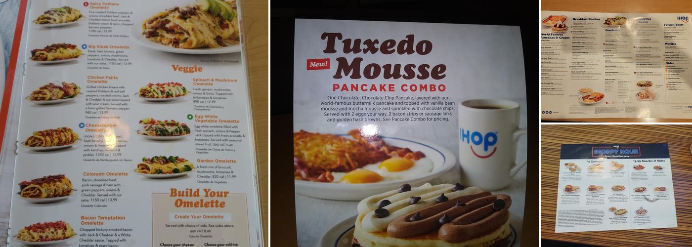 IHOP Menu