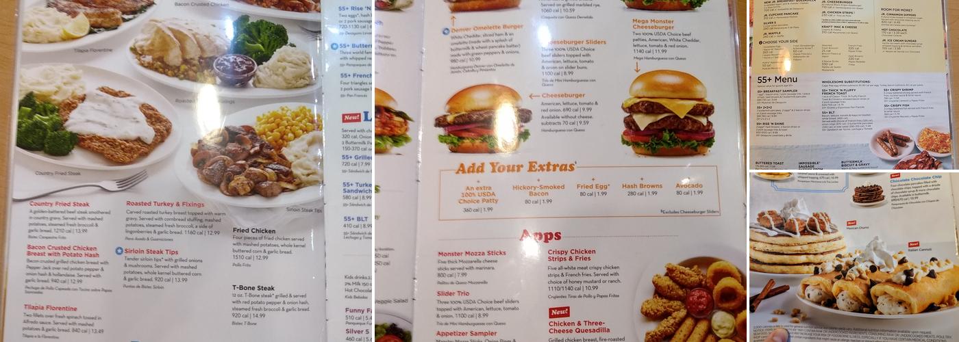 IHOP Menu