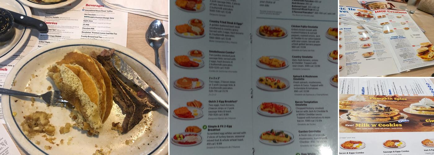 IHOP Menu