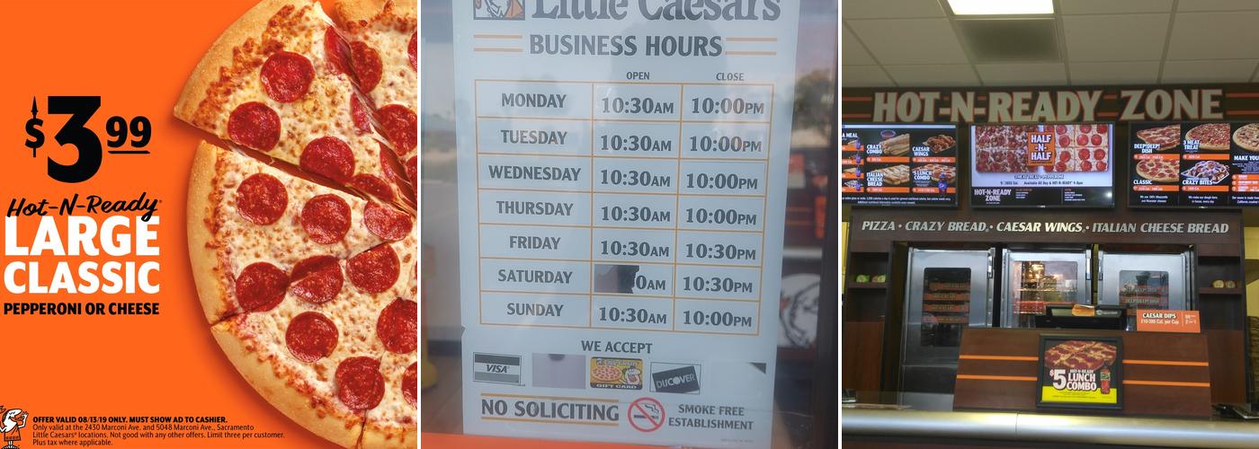 Little Caesars Pizza Menu