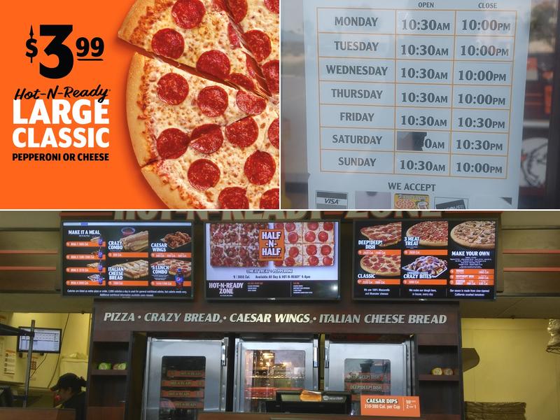 Little Caesars Pizza Menu