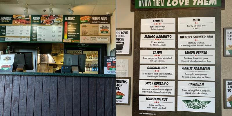 Wingstop Menu