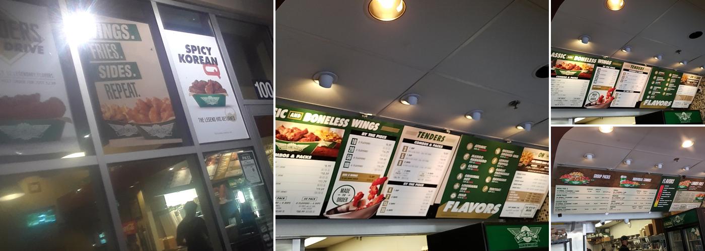 Wingstop Menu