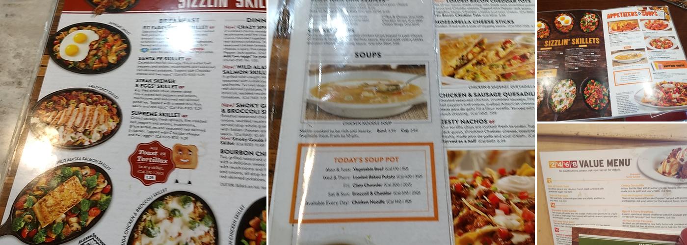 Denny's Menu