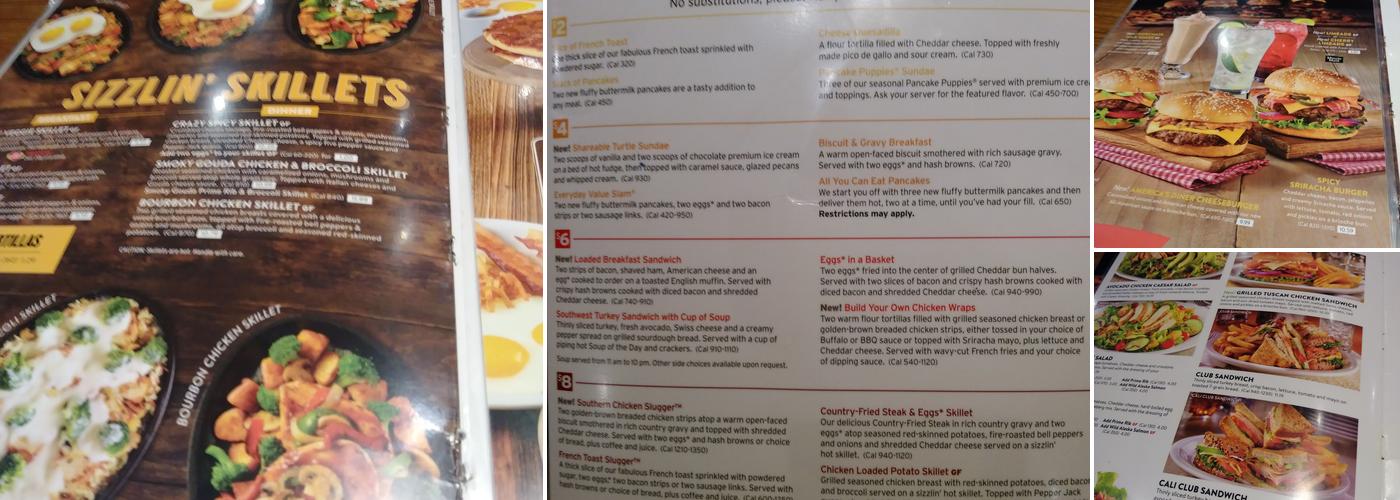 Denny's Menu