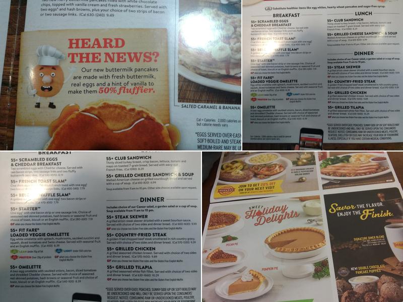 Denny's Menu