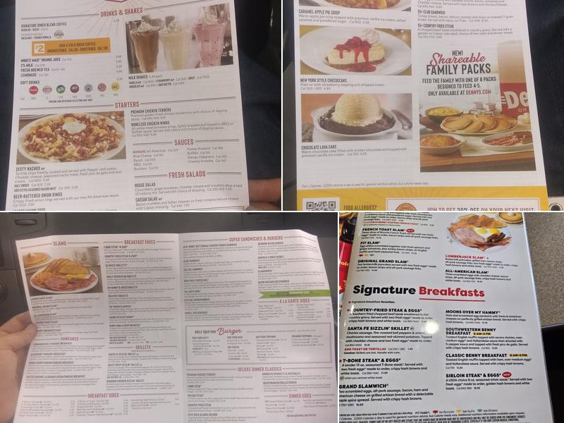 Denny's Menu