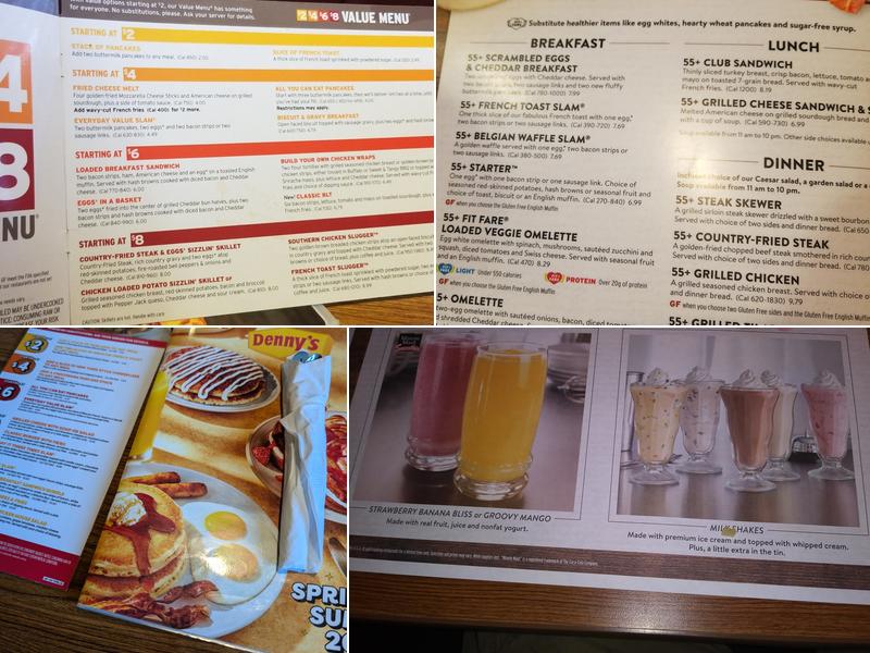 Denny's Menu