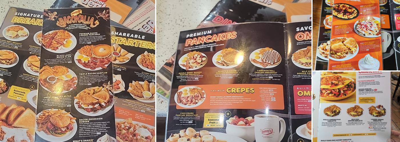 Denny's Menu