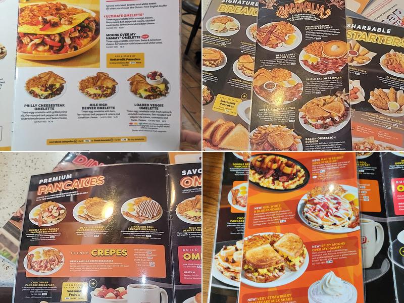 Denny's Restaurant Menu