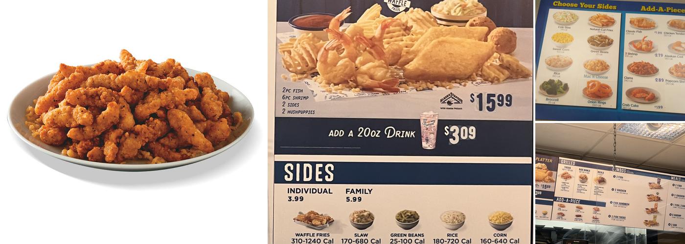 Long John Silver's Menu