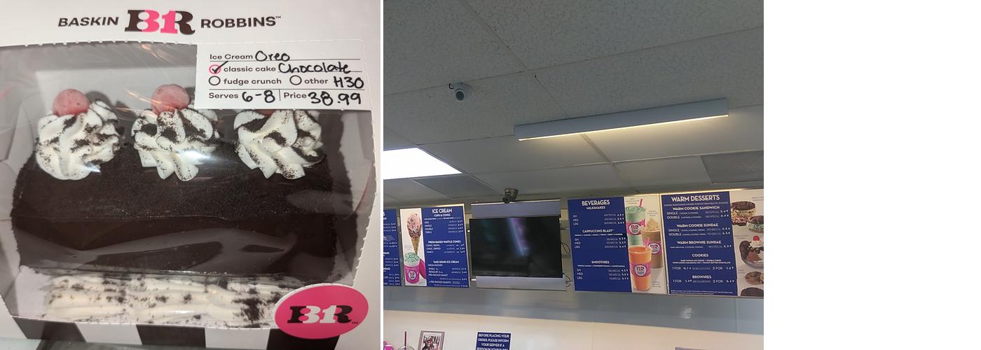Baskin-Robbins Menu
