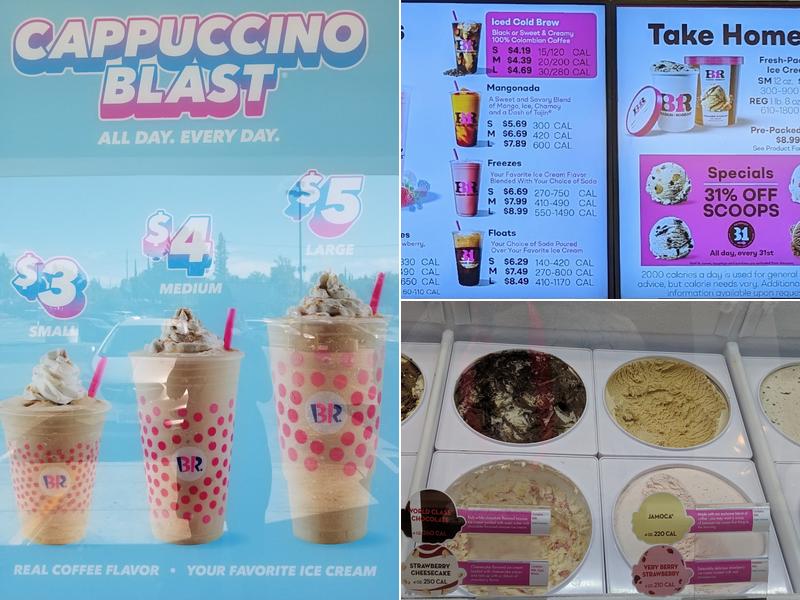 Baskin-Robbins Menu