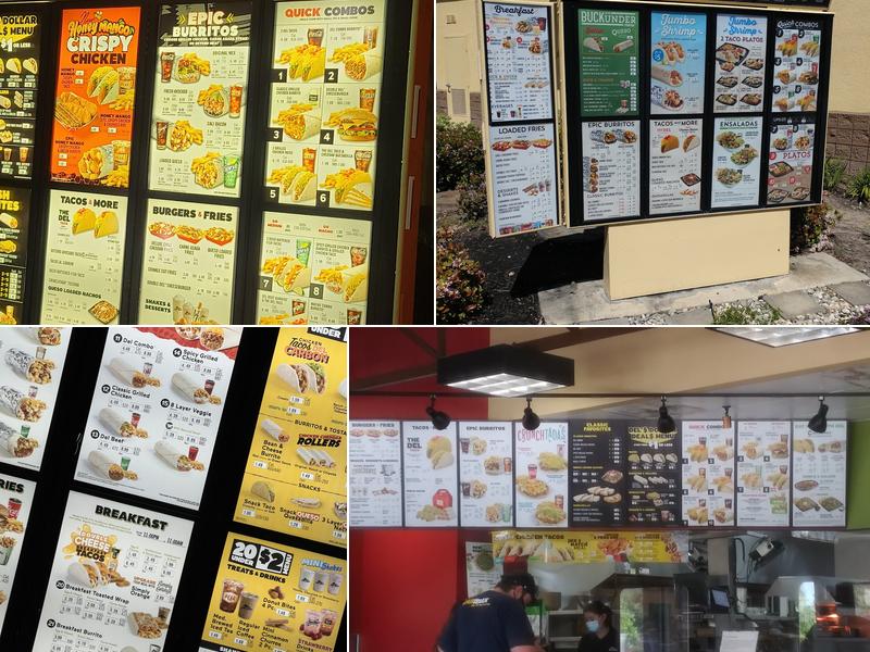 Del Taco Menu