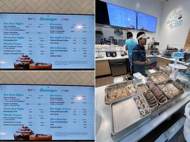 Cinnabon Menu