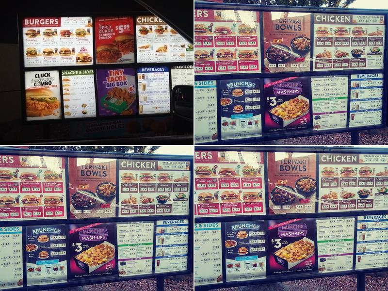 Jack In The Box Menu