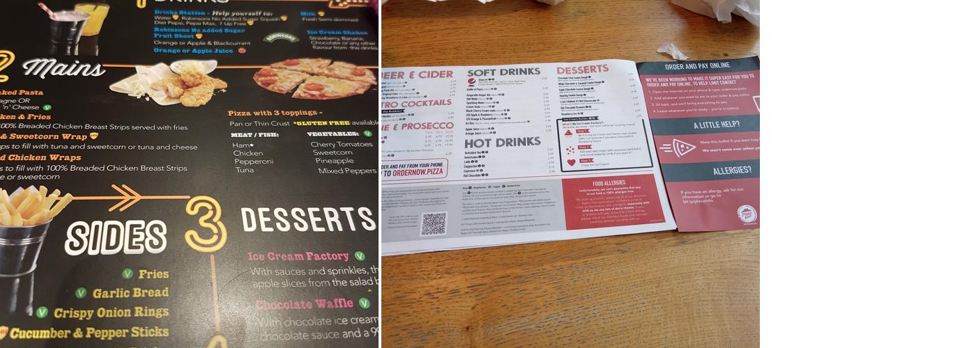 Pizza Hut Restaurants Menu