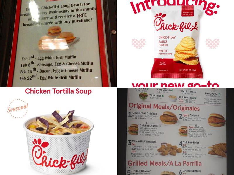 Chick-fil-A Menu