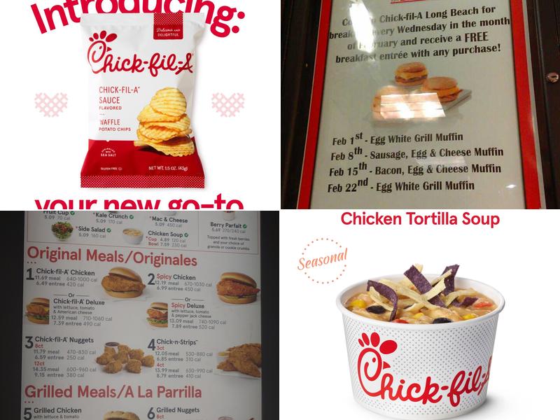 Chick-fil-A Menu