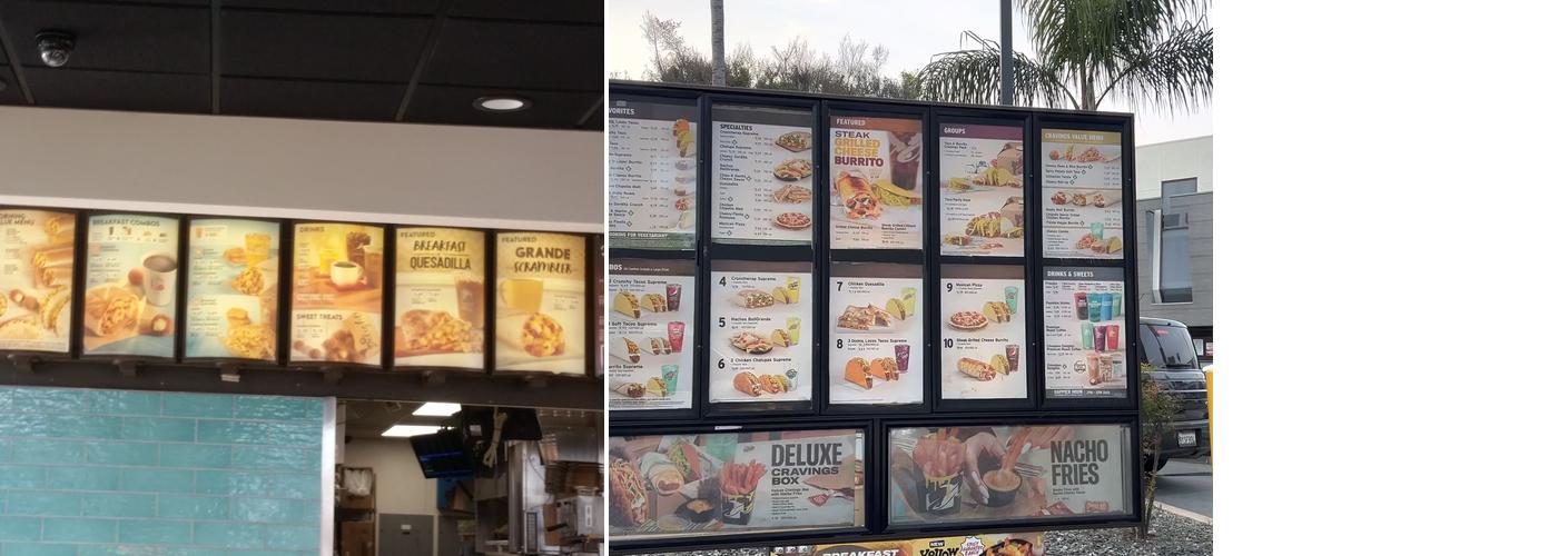 Taco Bell Menu