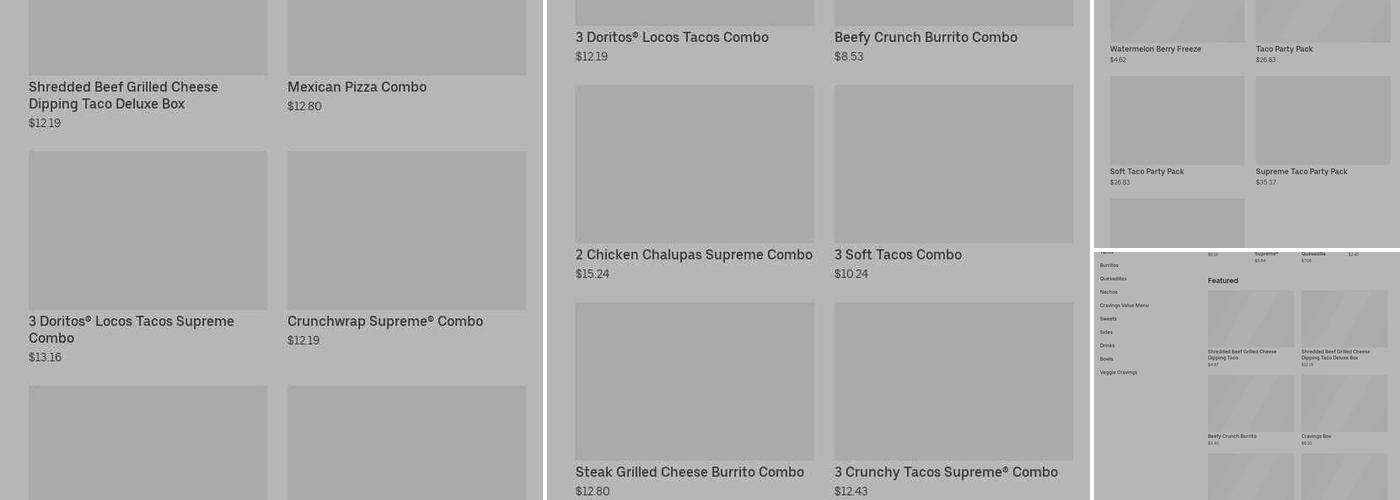 Taco Bell Menu
