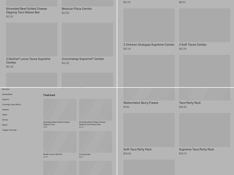 Taco Bell Menu