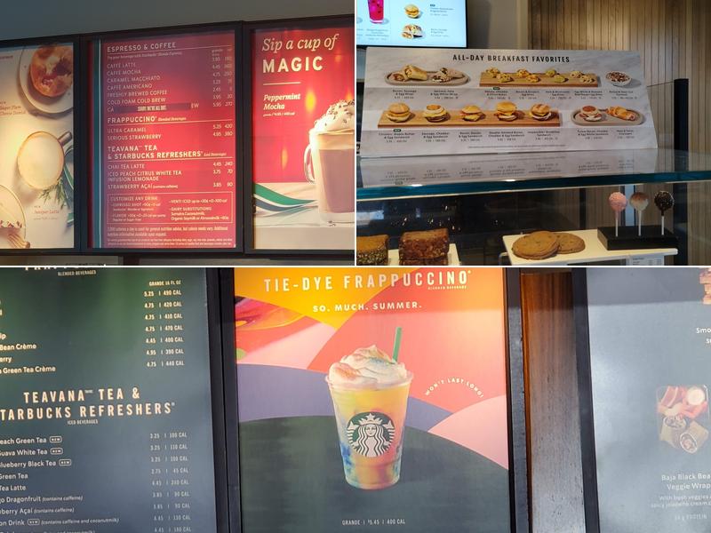 Starbucks Menu