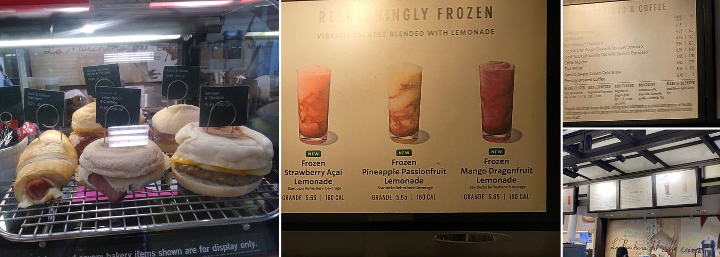 Starbucks Menu