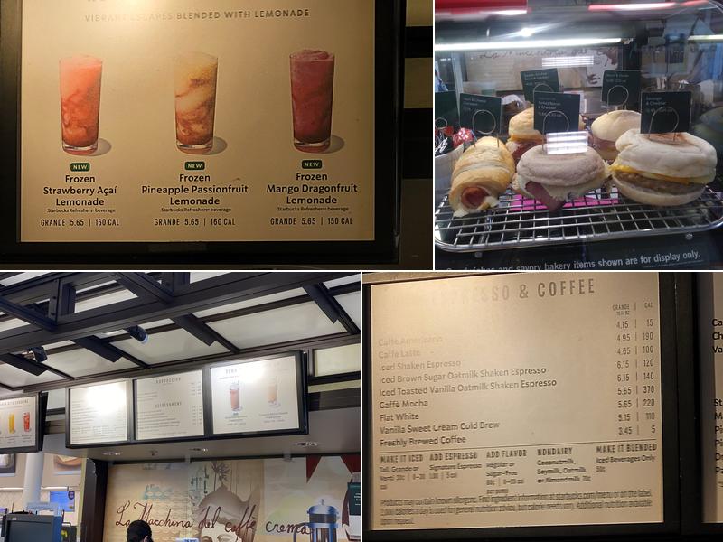 Starbucks Menu
