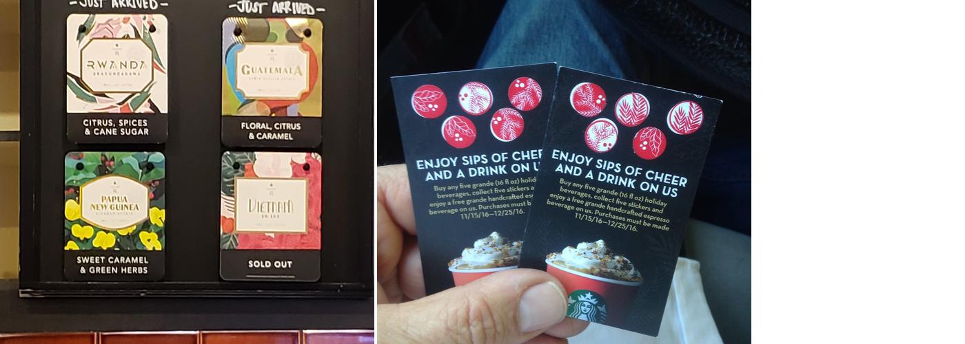 Starbucks Menu