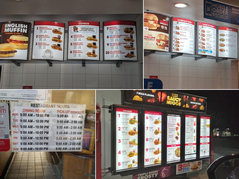 Wendy's Menu