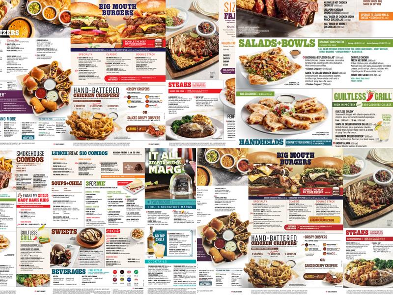 Chili's Grill & Bar Menu