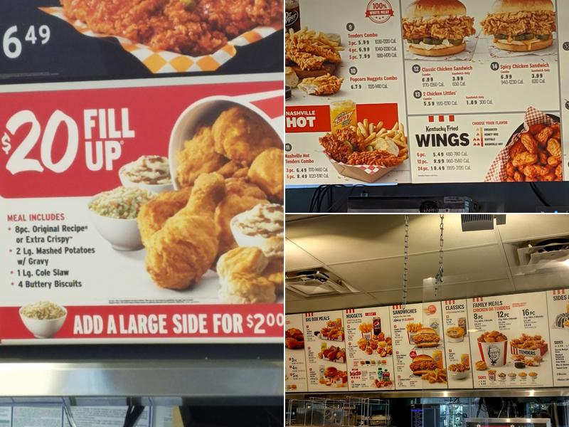KFC Menu