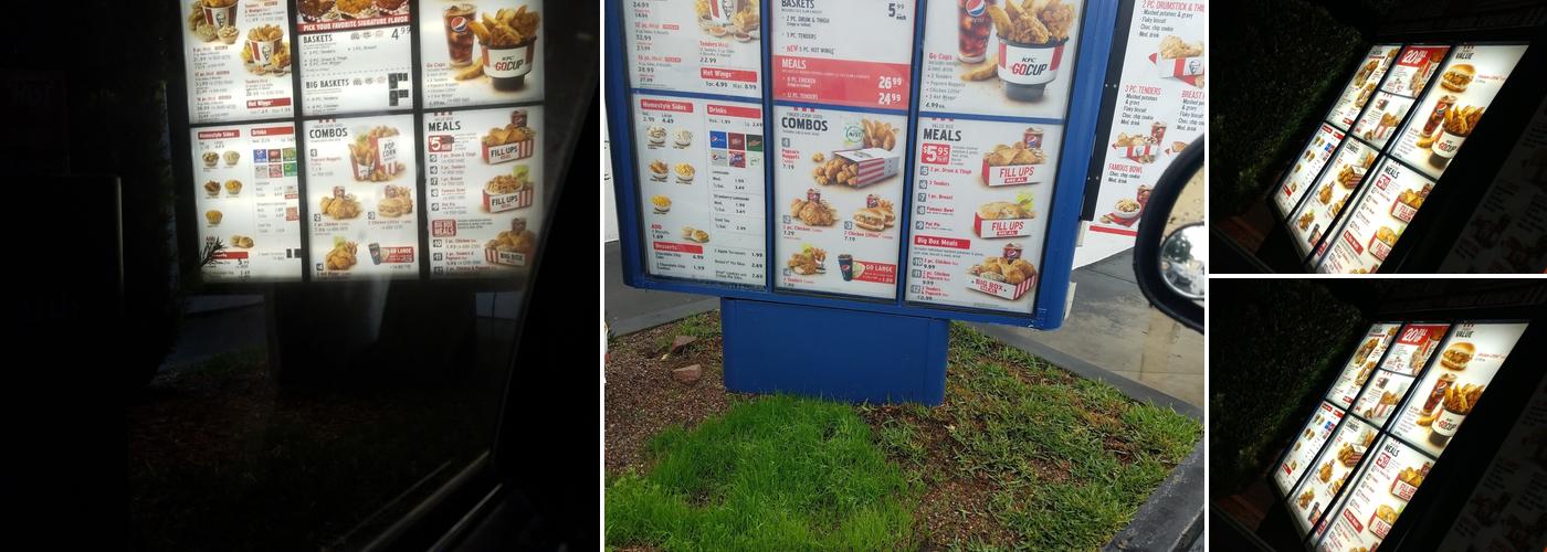 KFC Menu