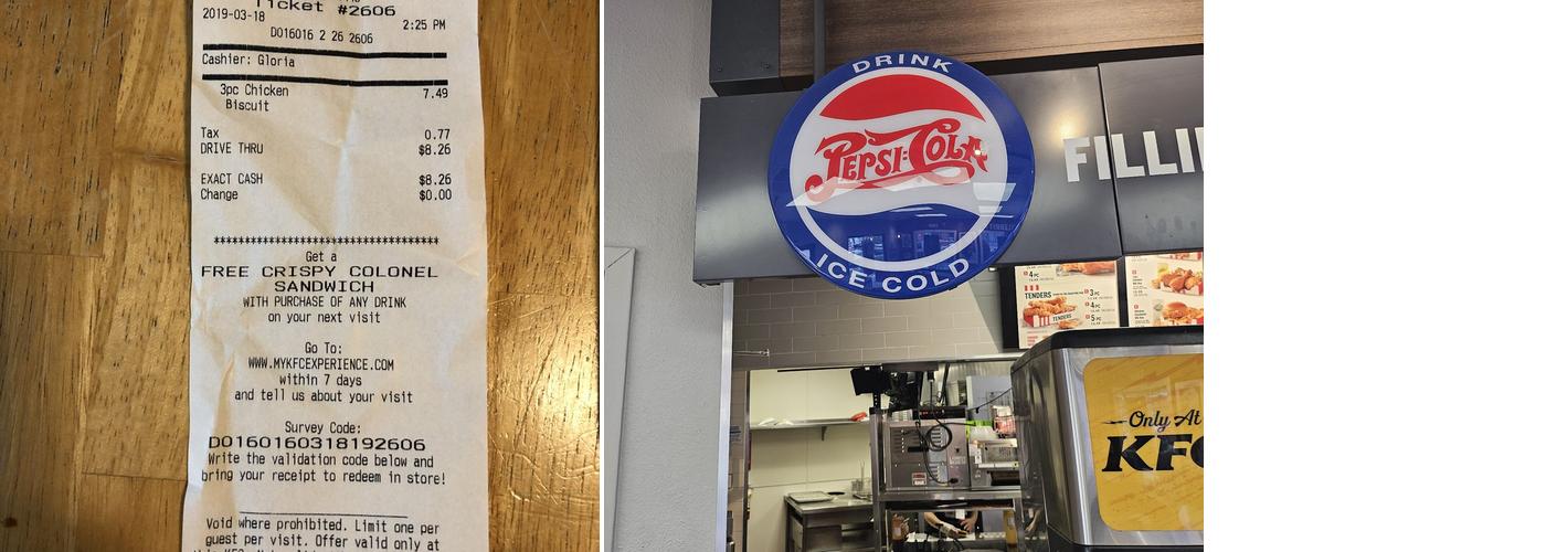 KFC Menu