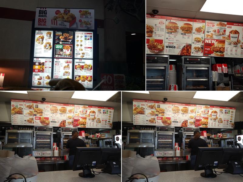 KFC Menu