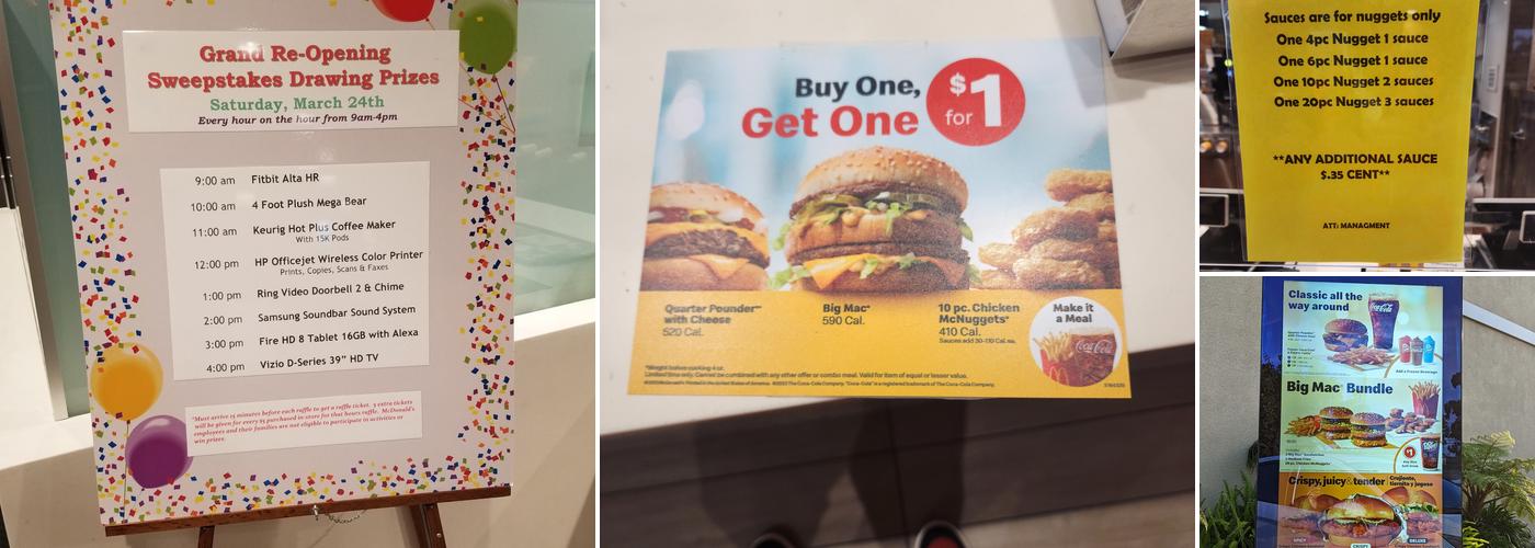 McDonald's Menu