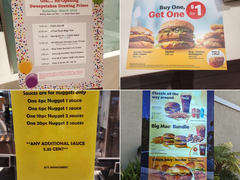 McDonald's Menu