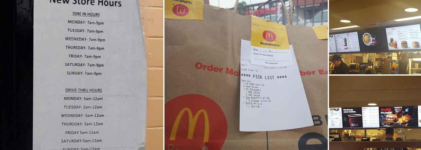 McDonald's Menu