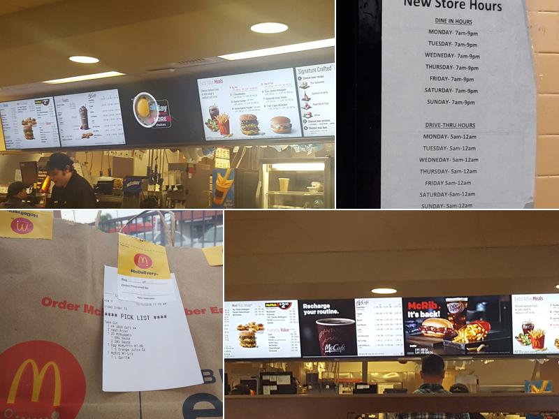 McDonald's Menu