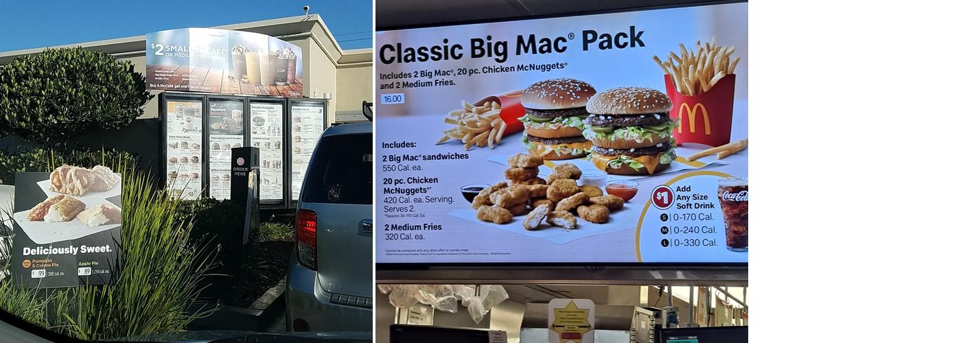 McDonald's Menu