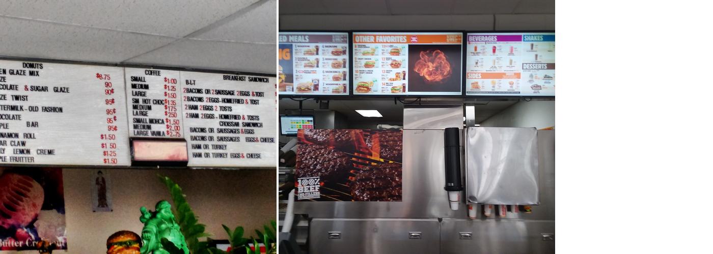 Burger King Menu